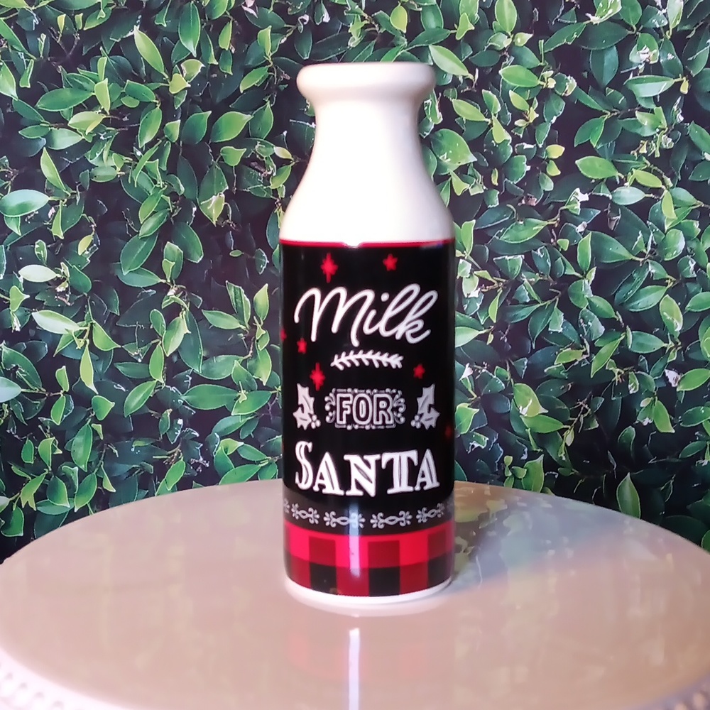 Santa milk jug